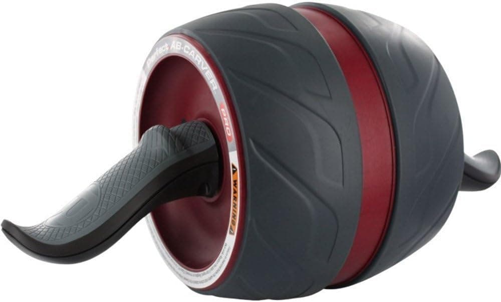 Perfect Fitness Ab Carver Pro roller with spring resistance and ergonomic grips