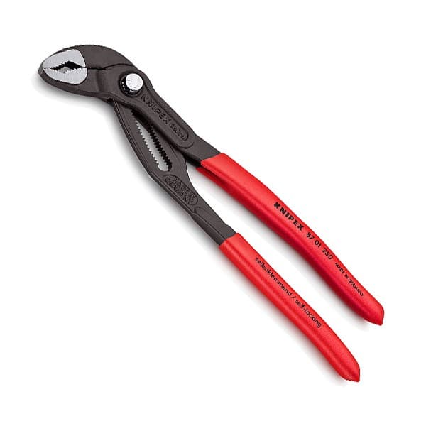 Knipex Cobra 10-inch water pump pliers with multi-component grips