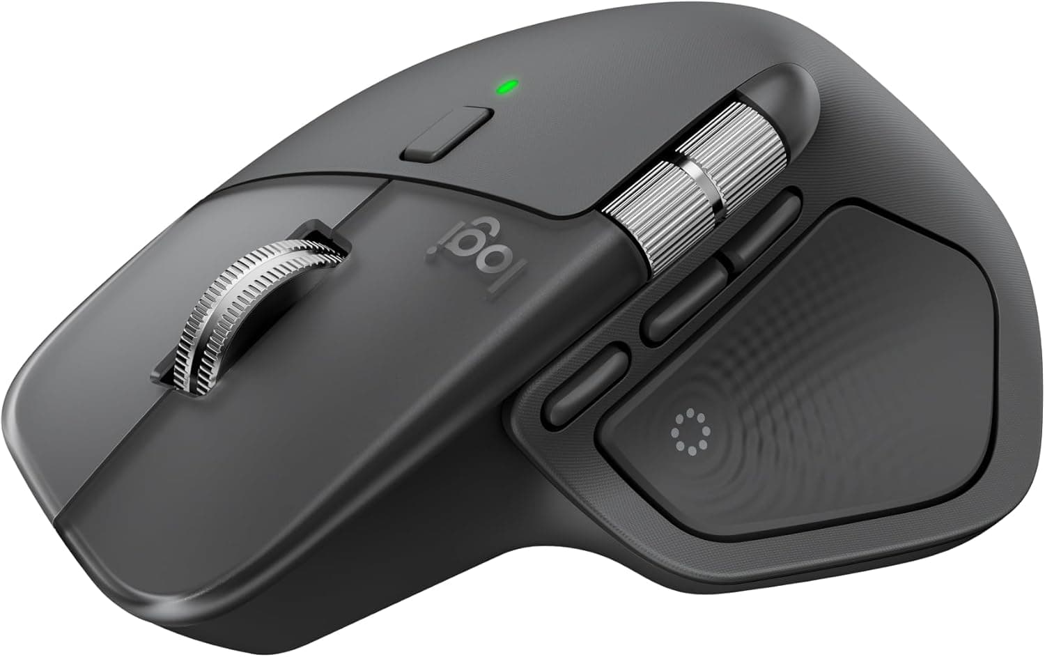Logitech MX Master 4 wireless mouse in graphite