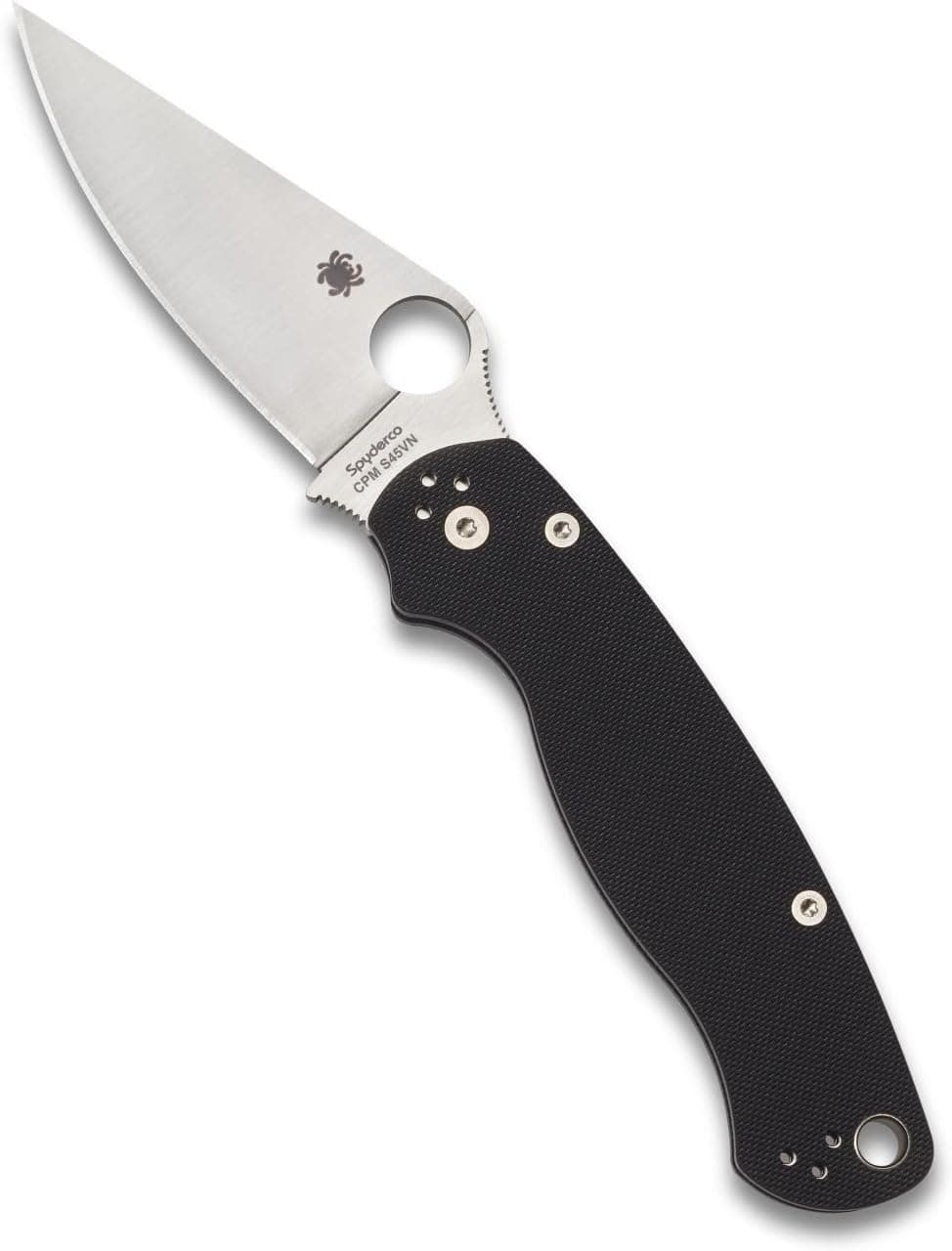 Spyderco Para Military 2 folding knife with black G-10 handles